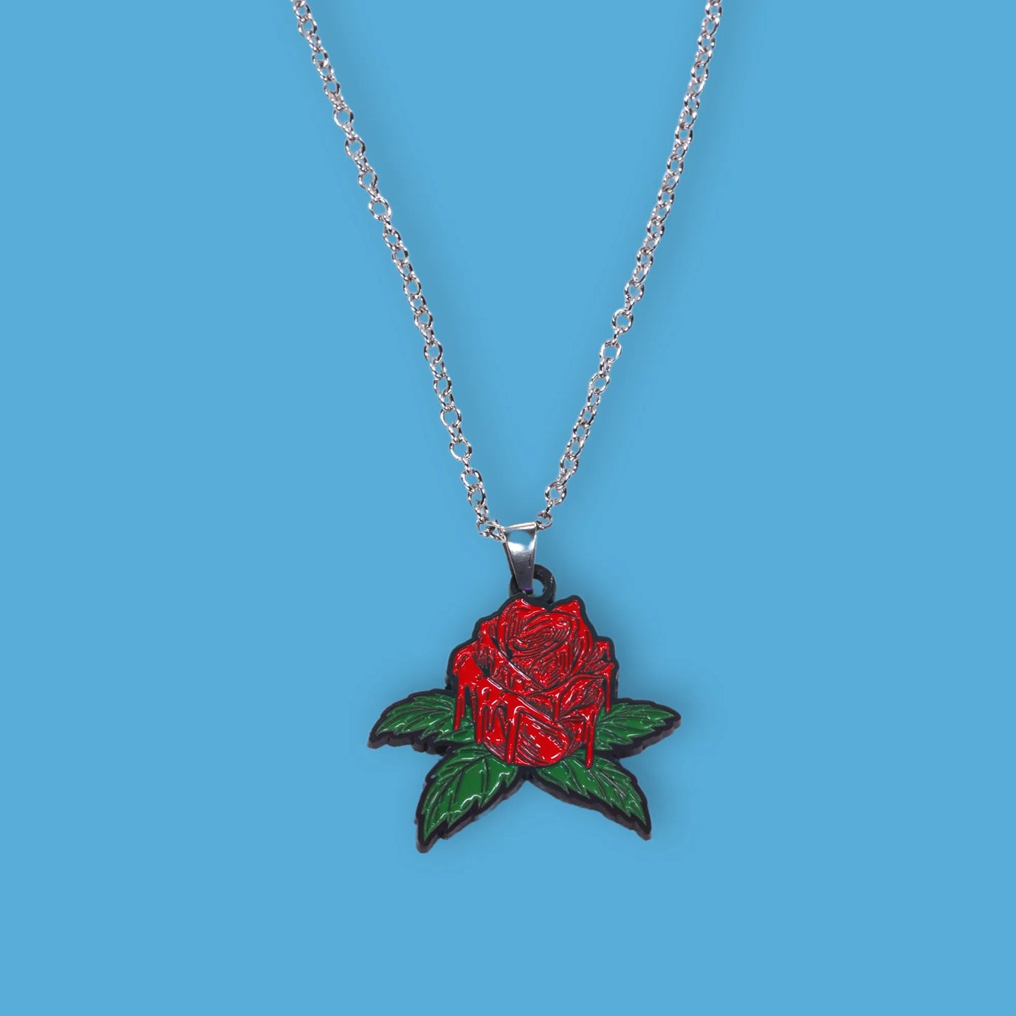 Drippy Rose Necklace