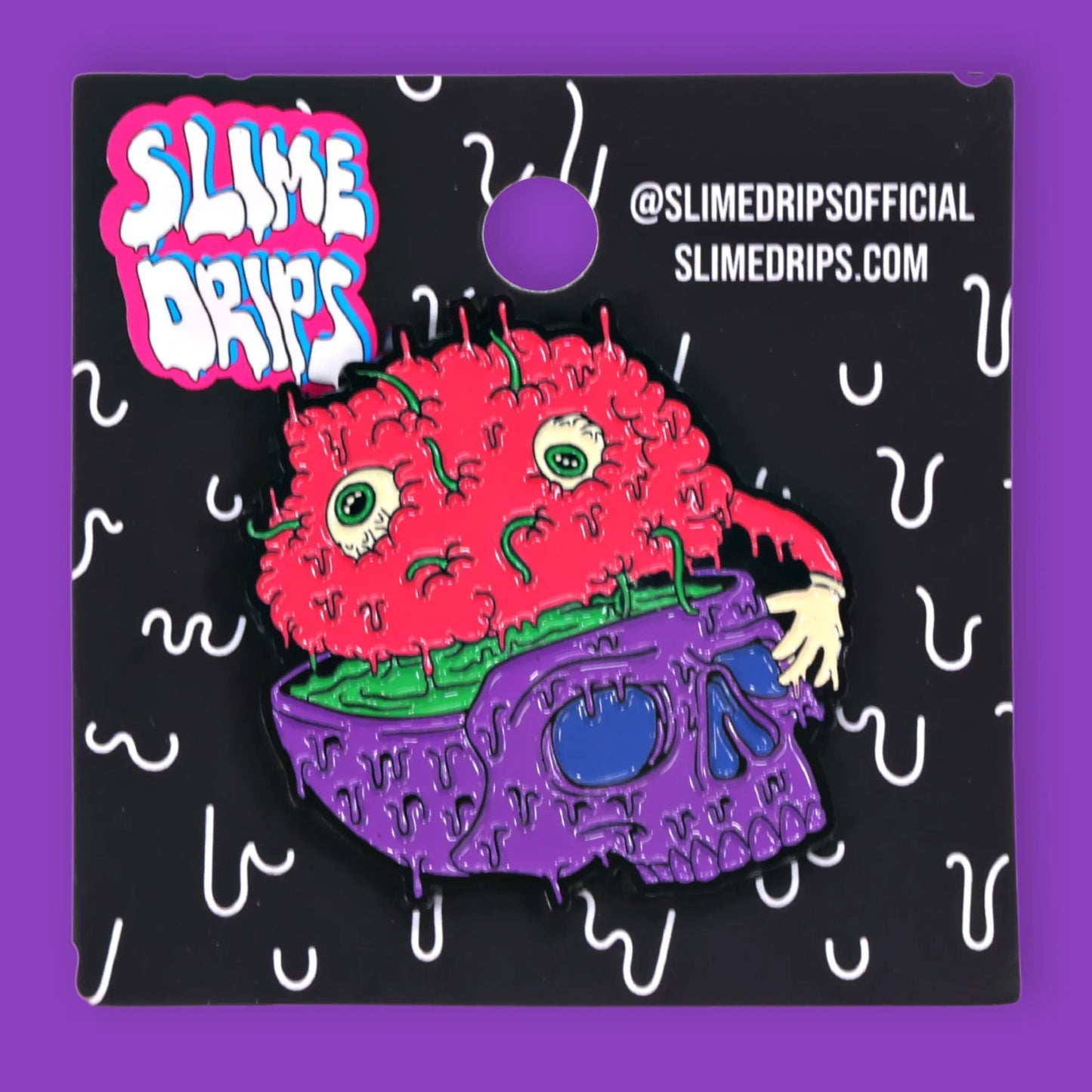 Brain hanging on pin