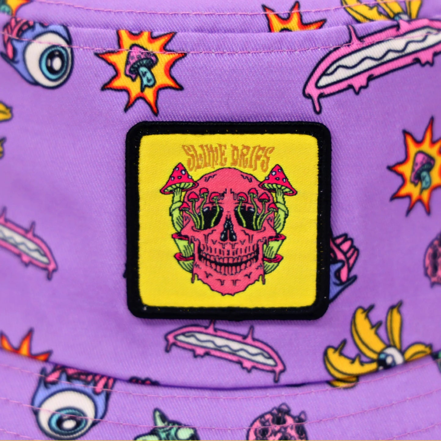 Skull Drip Bucket Hat