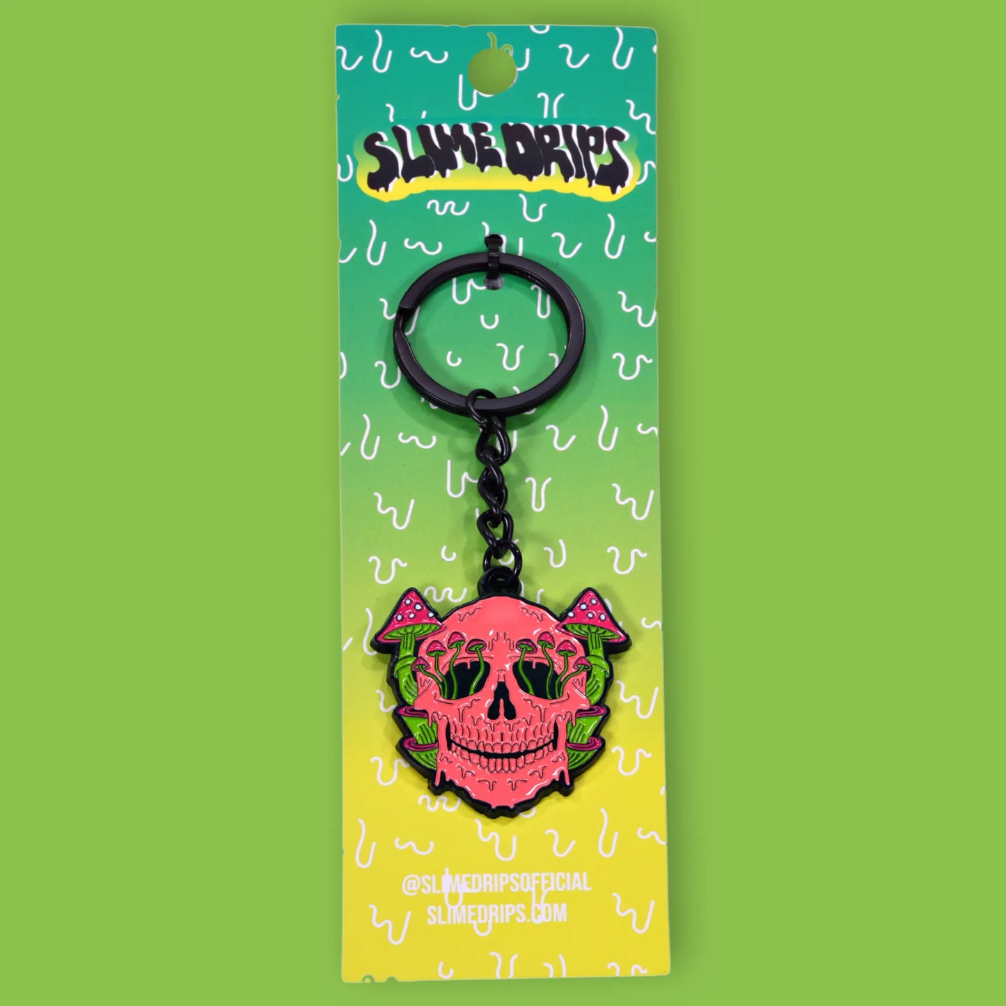Drippy Skull Keychain