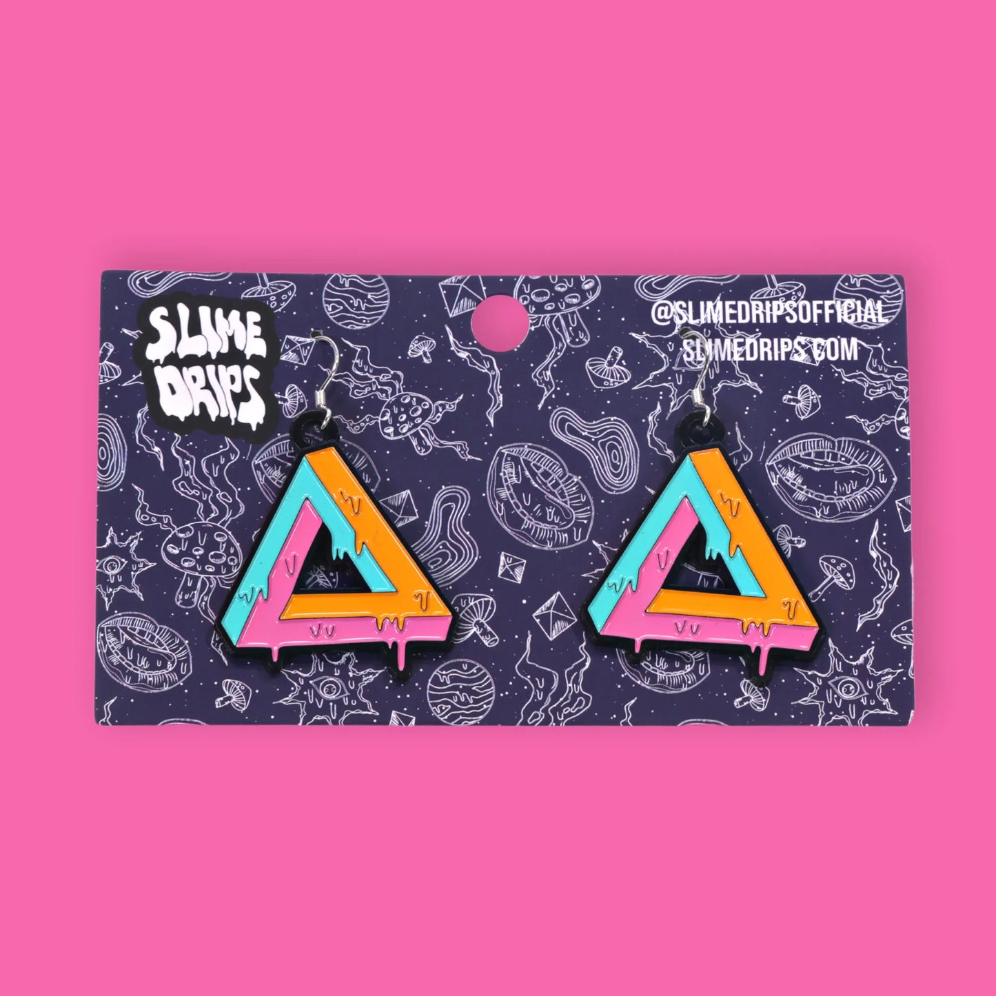 Triangle Drip Earrings