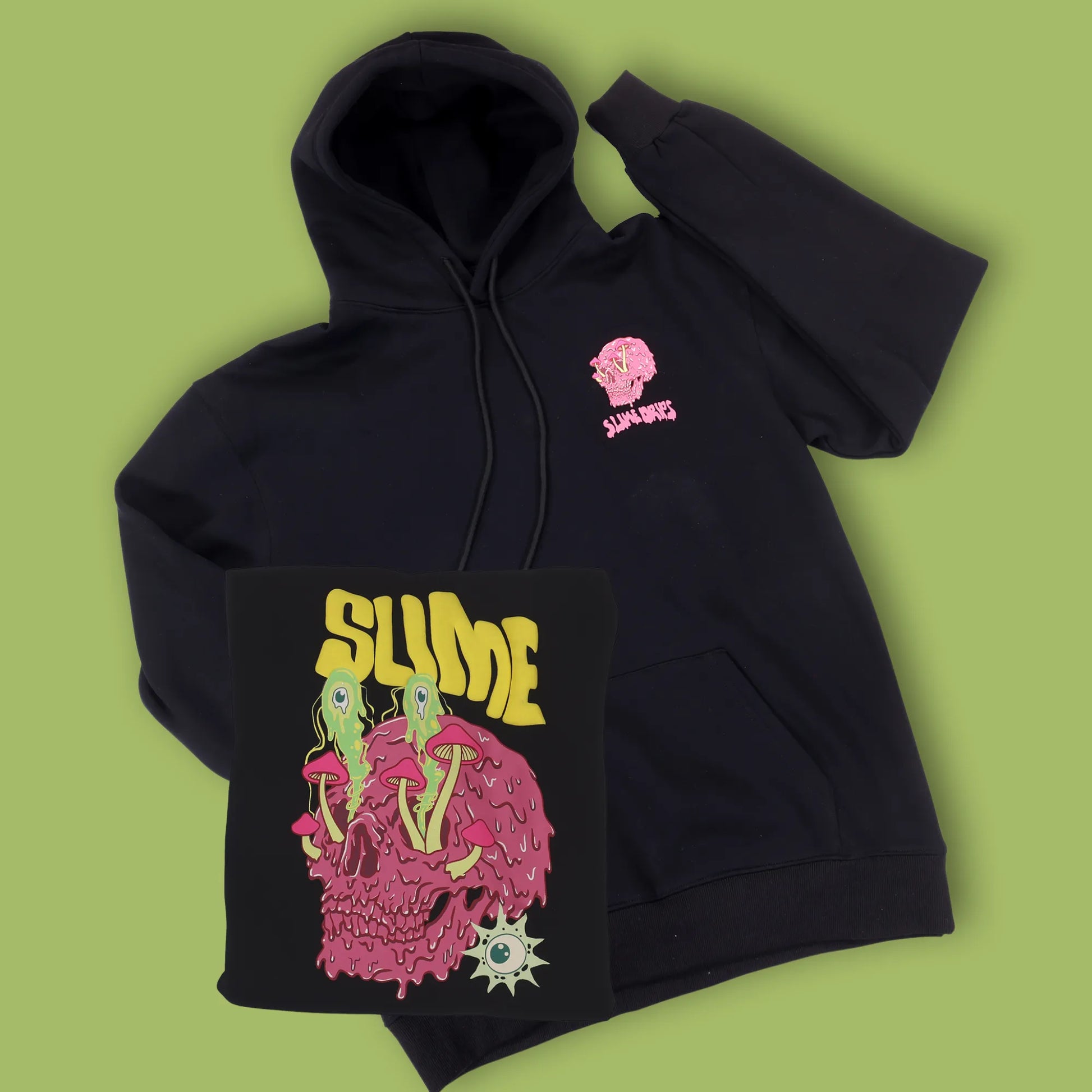 pothead sweater Mushroom Pot Head Hoodie – SLIMEDRIPS