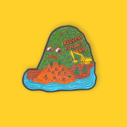 Don't juice the world pin