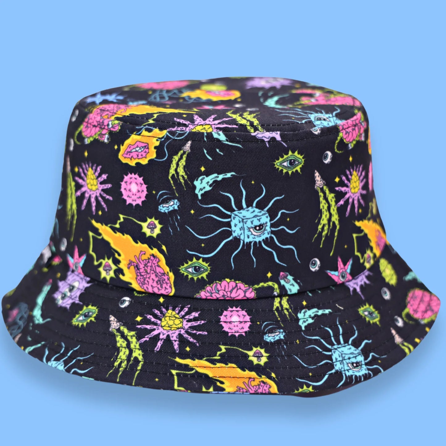 Planets pattern Bucket Hat
