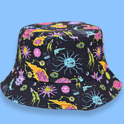 Planets pattern Bucket Hat